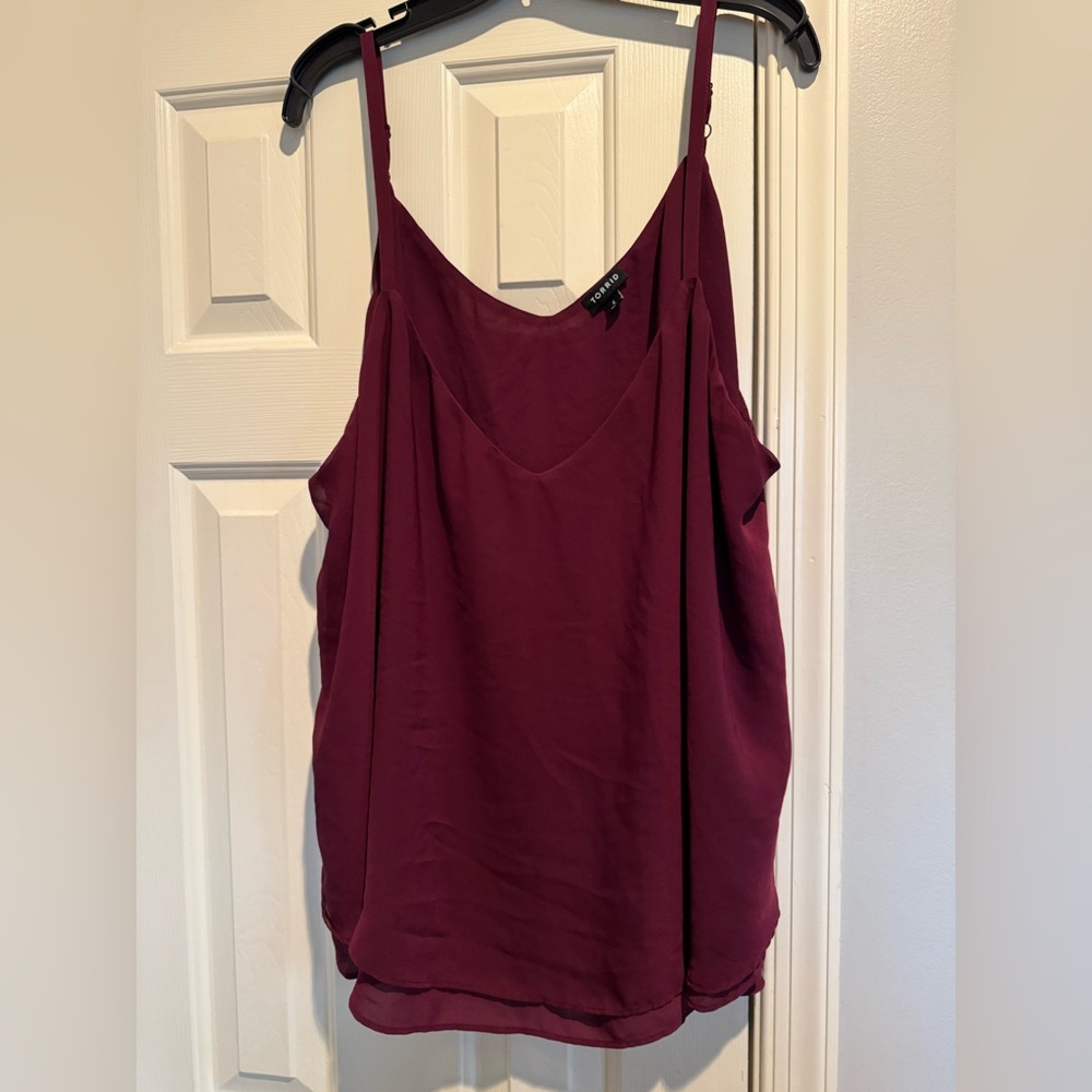 Torrid Deep Burgundy Camisole Top